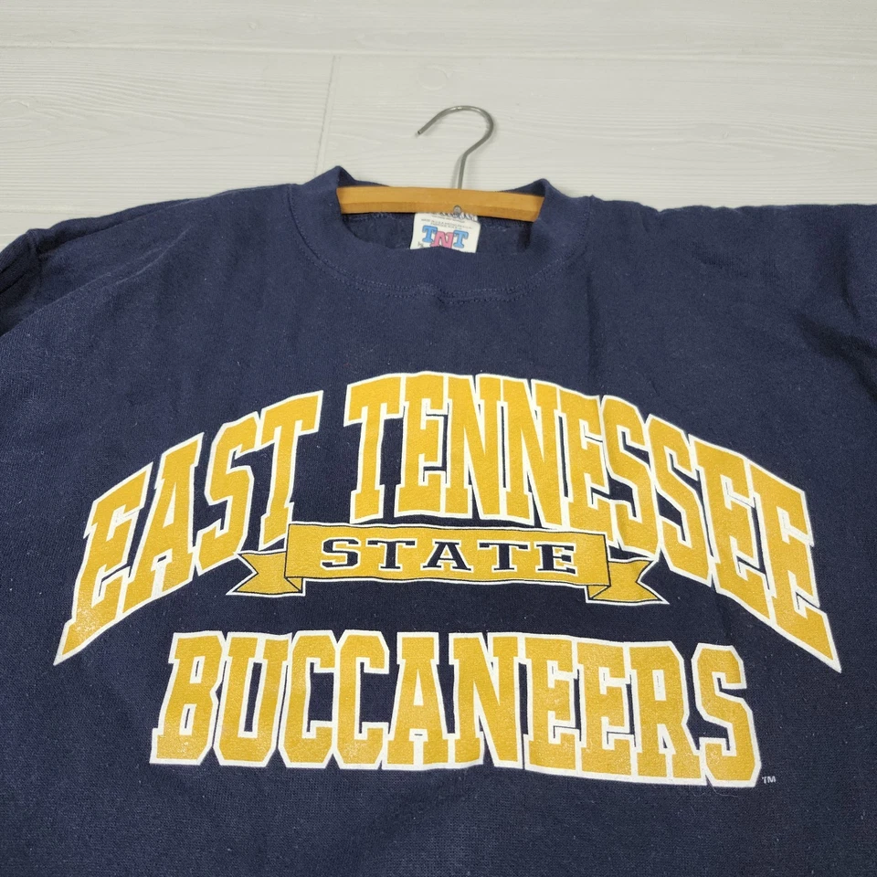 Vintage TNT East Tennessee State University Buccaneers ETSU Sweatshirt Large - Image 3 of 4