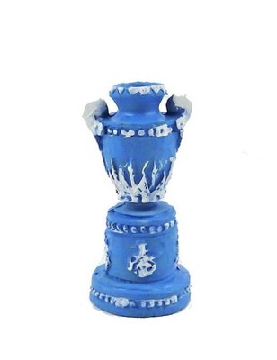 Melody Jane Dolls House Wedgwood Blue Jasper Trophy Vase Miniature Accessory