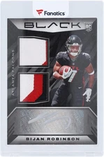 Bijan Robinson Atlanta Falcons Signed 2023 Panini Black RSM-31 28/99 Rookie Card