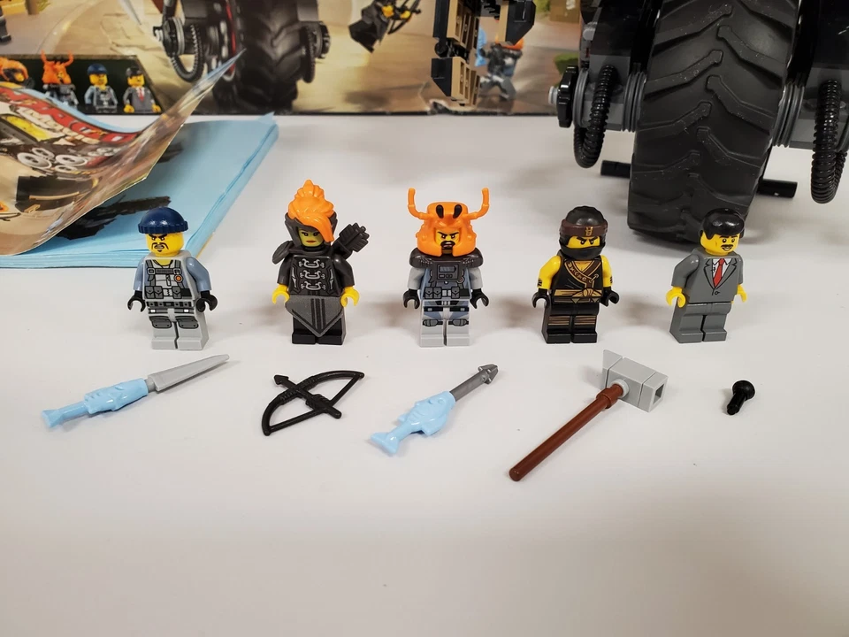 LEGO Ninjago Movie Quake Mech 70632 - 100% Complete + Box & Manual - Image 2 of 4