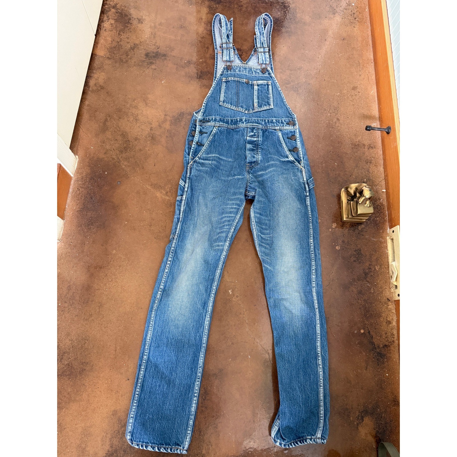 パンツ Johnbull denim overalls vintage finish Attick Denim Overalls by John Bull - Gem