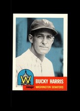 Baseball sports Topps Bucky Harris Washington Senators
