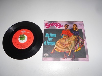 Snoopy - No Time for a Tango (1978) Vinyl 7` inch Single Vg +++