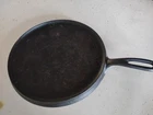 Vintage Wagner Ware Cast Iron Griddle Pancake Crepe Skillet - Sidney -O- 1109 A