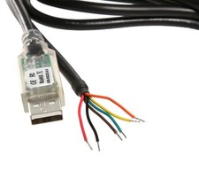 FTDI Chip USB-RS232-WE-1800-BT 0.0 CABLE USB RS232 WIRE END 1.8M