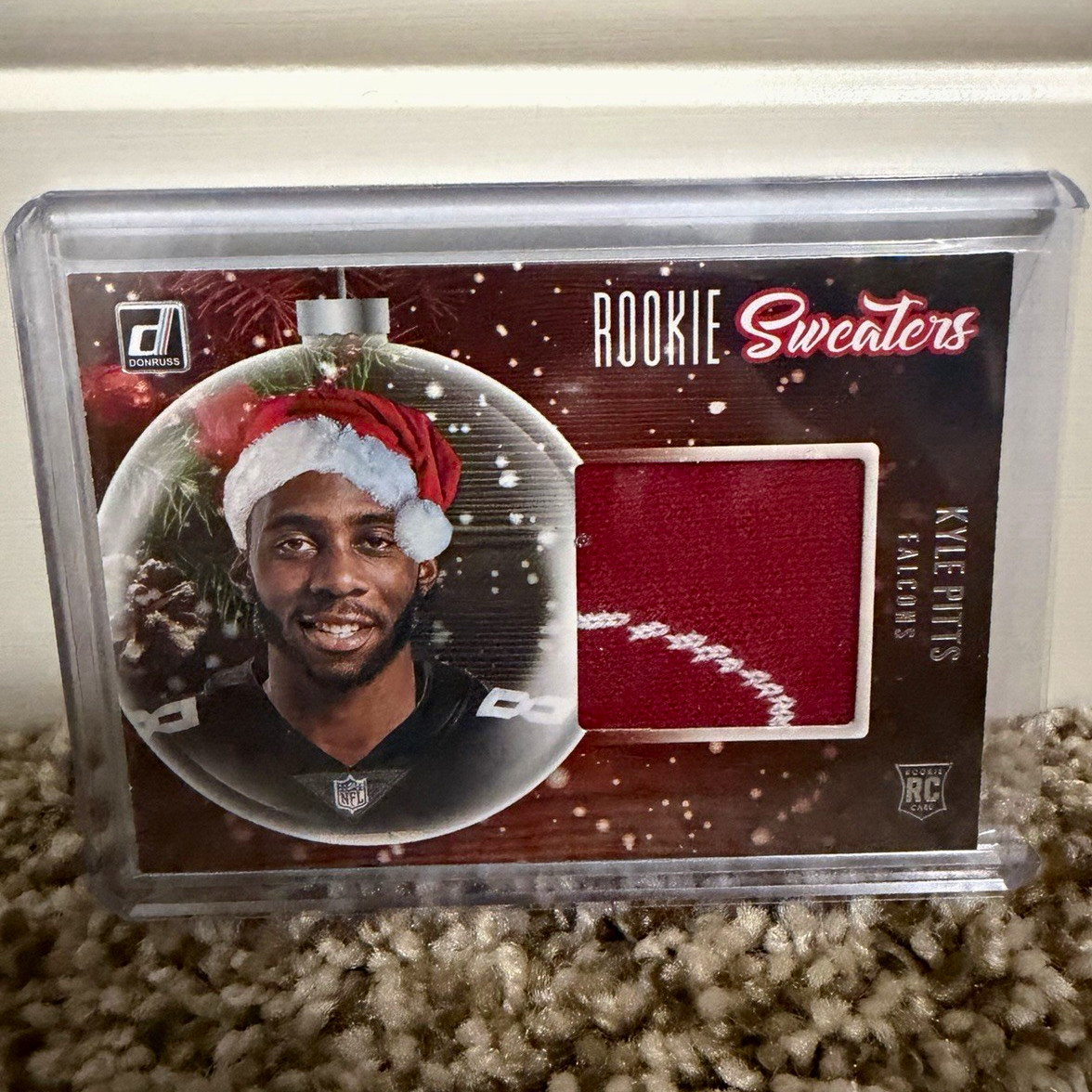 Panini Donruss 2021 Kyle Pitts Atlanta Falcons Rookie Sweaters Patch RS-KPI