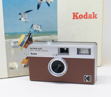 Kodak Ektar H35 Half Frame 35mm Film Reusable Brown Compact Camera – Retro Vibes