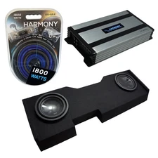 Alpine SWT-10S4 10" Car Subwoofer Fits 14-18 GMC Sierra Crew Cab w/ HA-A800.1