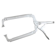 Locking C-Clamps with Swivel Pads, Jaw Opens to 8 in, 18 in Long Products 22