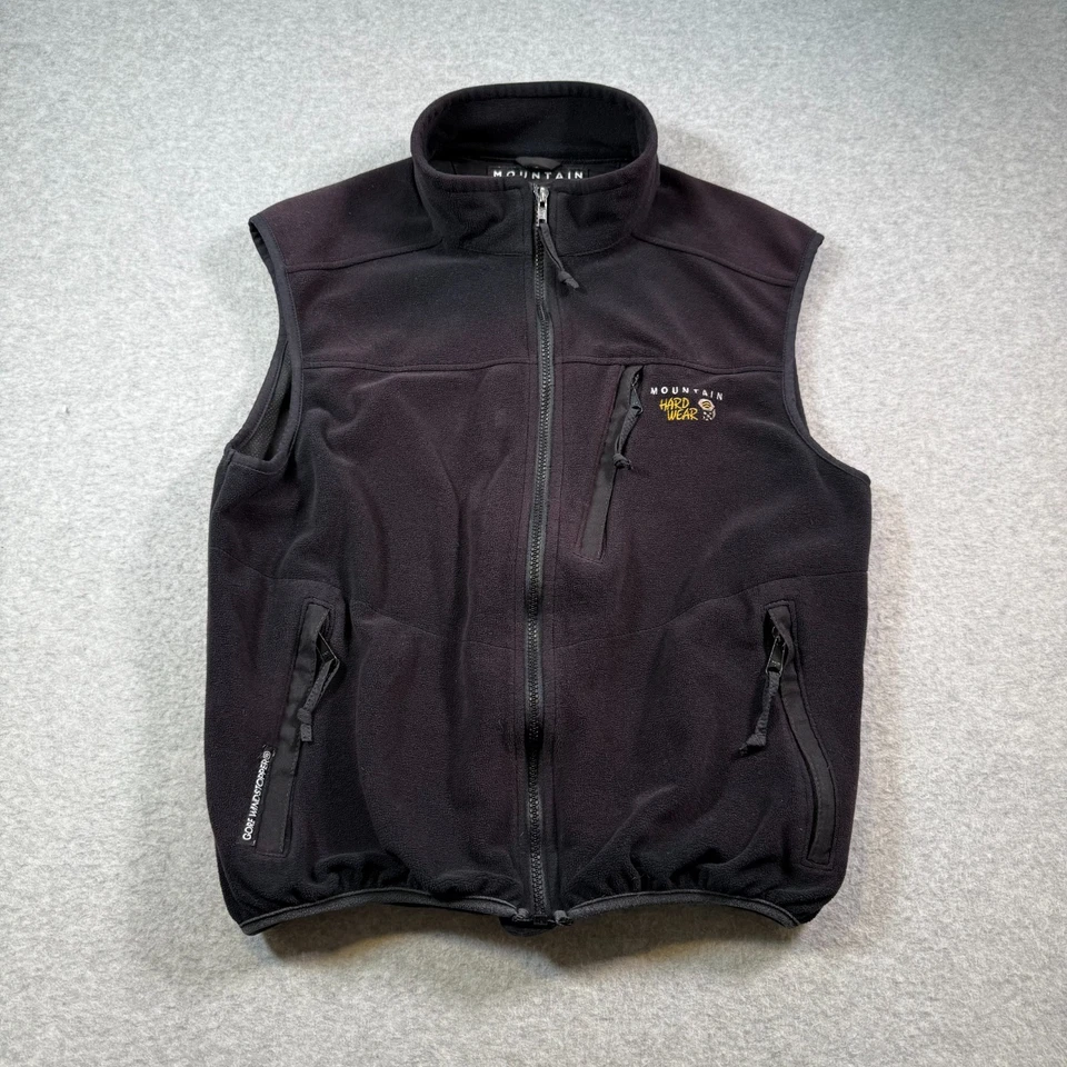 Chaleco Windstopper Mountain Hardwear De Colección Mujer L Negro Vellón Exterior Hecho en EE. UU. Foto 2 de 4