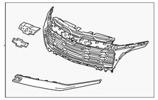 Genuine Gm Grille Assembly 26530364