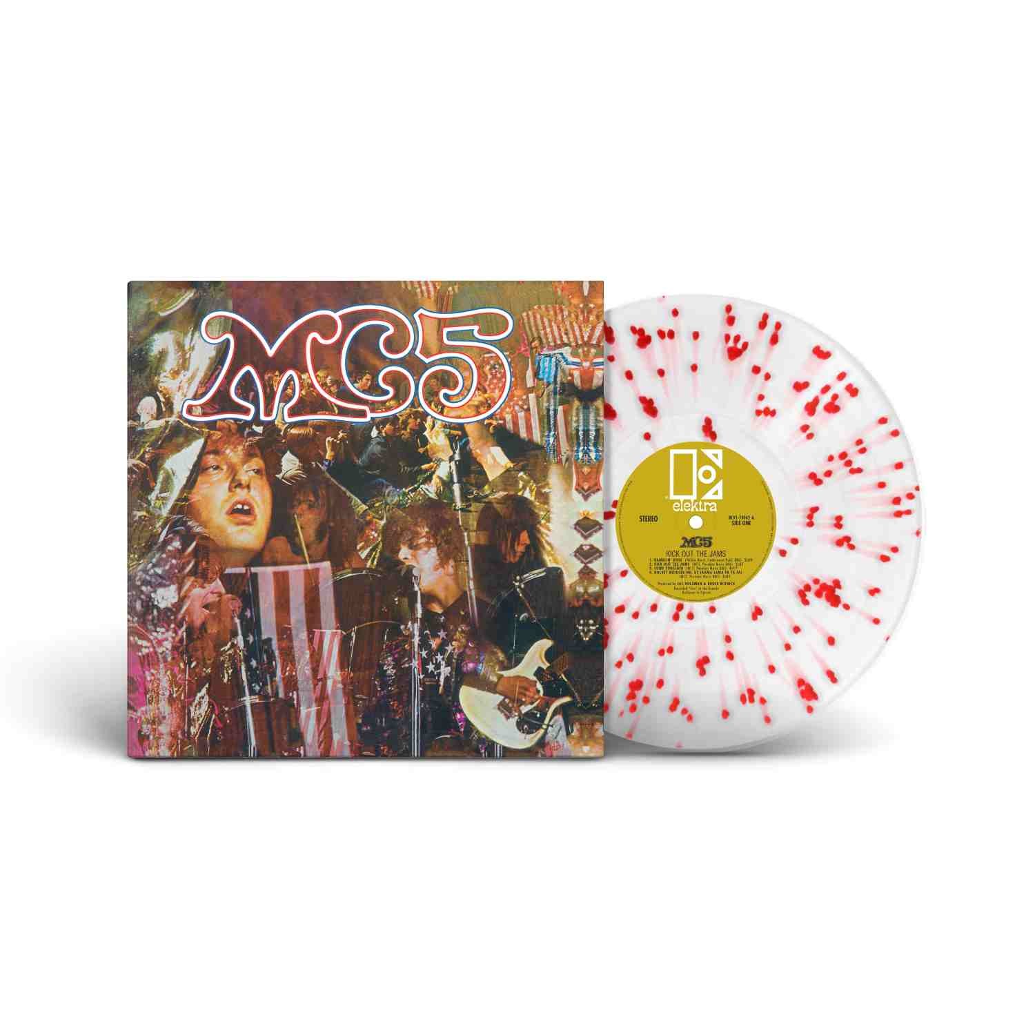 MC5 'Kick Out The Jams' LP Clear Red Black Splatter Vinyl NEW SEALED