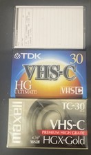 Maxell PHG, TDK Ultimate, Fuji Pro Compact Videocassette Tapes Lot Of 3 New