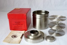 Nikor Film Stainless Steel Developing Tank for Two 35mm Film Unused in Box