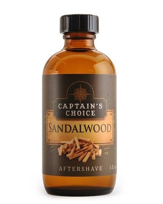 Captain's Choice, Sandalwood Aftershave, 4 Ounce 4 Fl Oz (Pack of 1) 