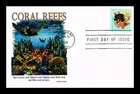 DR JIM STAMPS US CARD CORAL REEFS POSTCARD RATE FIRST DAY ISSUE PANDA CACHET