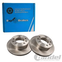 2X RAP Brakes Bremsscheiben 276Mm BelÜFtet Vorne Passend FüR Mercedes Sprinter V