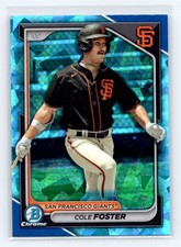 2024 Bowman Sapphire Edition #BCP-83 Cole Foster San Francisco Giants