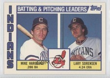 1984 Topps Team Checklist Tiffany Mike Hargrove Lary Sorensen #546 0j0