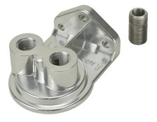 Derale Single Ports Up 14 Npt Remote Filter Mount With 34-16 Filter Threads Derale Single Ports Up 14 Npt Remote Filter Mount With 34-16 Filter Threads