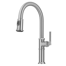 Kraus KPF-4100 Allyn 1.8 GPM 1 Hole Pull Down Kitchen Faucet - Stainless Steel
