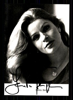 Senta Berger Autogrammkarte Original Signiert # BC 237086