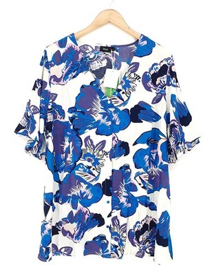 ZIZZI Damen BLUSE Longbluse Tunika Größe 42 44 Neu C52