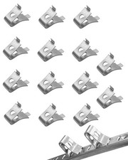 Shelf Clips 14Pcs Adjustable Shelf Brackets Heavy Duty Wire Rack Lock Clips f...