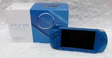 Sony PSP-3000 Vibrant Blue Console Tested w/ Box Battery 1GB Memory From JP #98