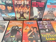 LOTTO 9 FILM DI GUERRA - VHS - VIDEOCASSETTE - IN ITALIANO