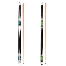 Pool Cue Stick - 58 inch Canadian Maple Billiard Pool Stick 21oz Set of 2 BG
