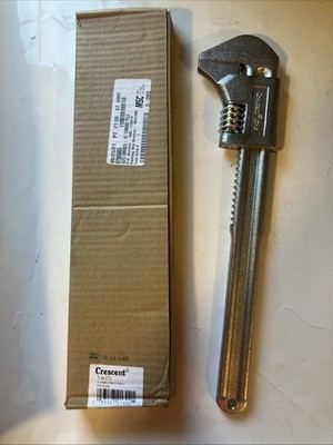 Crescent C715 15'' Adjustable Pipe Wrench Monkey Smooth Flat Jaw Automotive