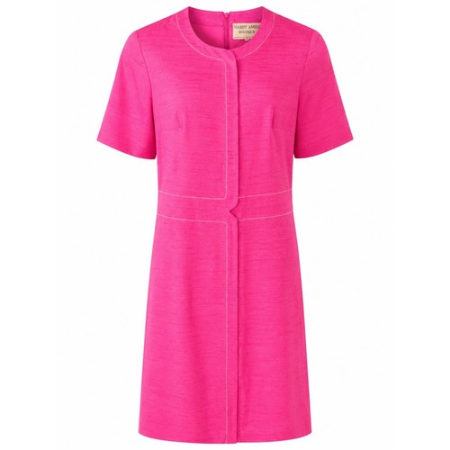 Hardy Amies, Hardy Amies Boutique Vintage 1970s Pink Wool Dress Size 12