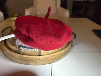 Kids Red Beret So Cute.