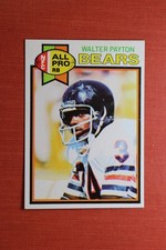 1979 Topps football card WALTER PAYTON #480 NM-MT great corners / no creases