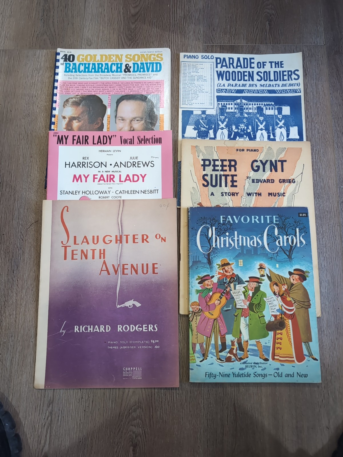 6 VINTAGE Antique Sheet Music LOT Please See Pictures!