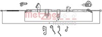 Seilzug Feststellbremse Hinten Links Metzger 171566 FÜR Toyota Handbremsseil