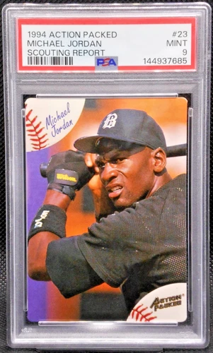 1994 Action Packed Michael Jordan Scouting Report #23 PSA 9 Mint