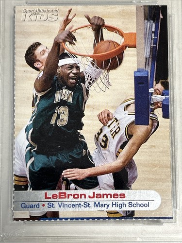 2003 Sports Illustrated SI for Kids #264 LeBron James Rookie Graded GEM-MT 10 - Picture 3 of 7