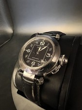 Cartier Pasha C Automatic 2324 Black Dial 35mm Automatic Bracelet & Leather