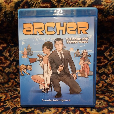 #ad #ad Archer: the Complete Season Three Blu ray $11.74