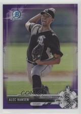 2017 Bowman Draft Chrome Purple Refractor 180/250 Alec Hansen #BDC-23 2v3
