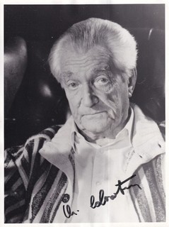 Carl Heinz Schroth großes Foto original signiert