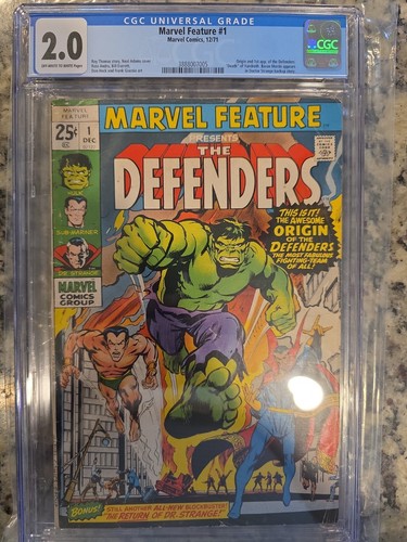 Marvel Feature Vol. 1 #1 the Defenders 1971, Lee Thomas, Andru