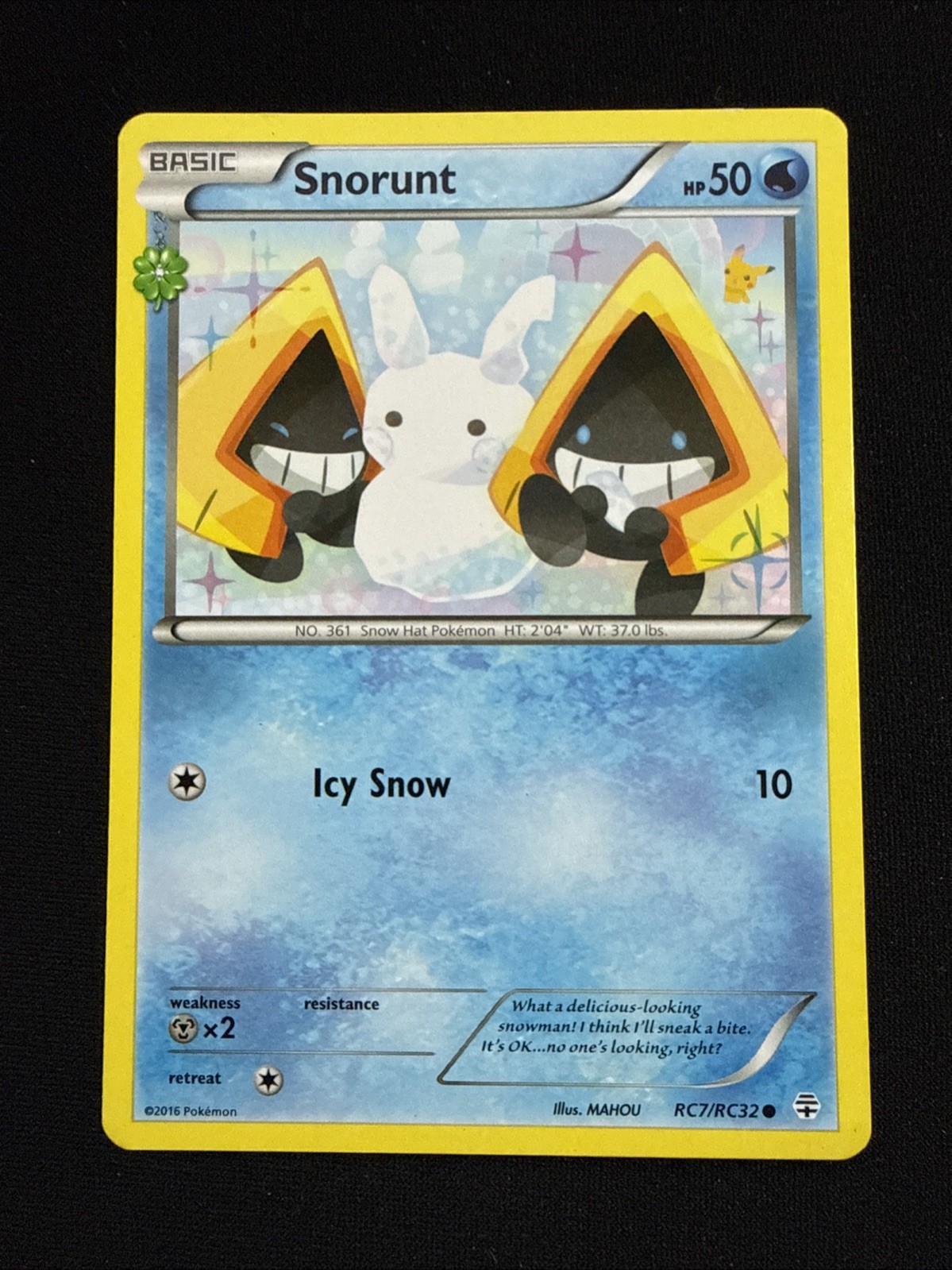 Snorunt #RC7/RC32 - Pokémon TCG - XY Generations Radiant Collection - NM