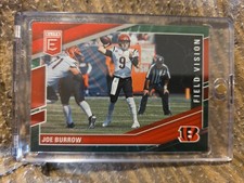 2022 Panini Donruss Elite - Field Vision Pink #FV3 Joe Burrow Cincinnati Bengals
