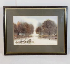 Anthony Waller 'Tranquility' Framed Lithograph Print 28cm x 36cm