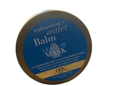 OGX Replenishing Water Balm Leave In Hair Mask Hyaluronic Acid  6 oz