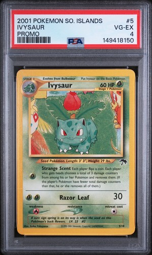 Ivysaur graded PSA 4 for sale on eBay
