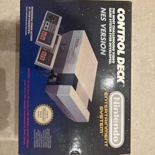 Nintendo NES Console Boxed Bandai UK Complete Control Deck Original Box & Paper